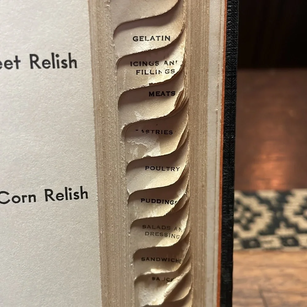 The Household Searchlight Recipe Book Embossed Hardcover 1939 Edition